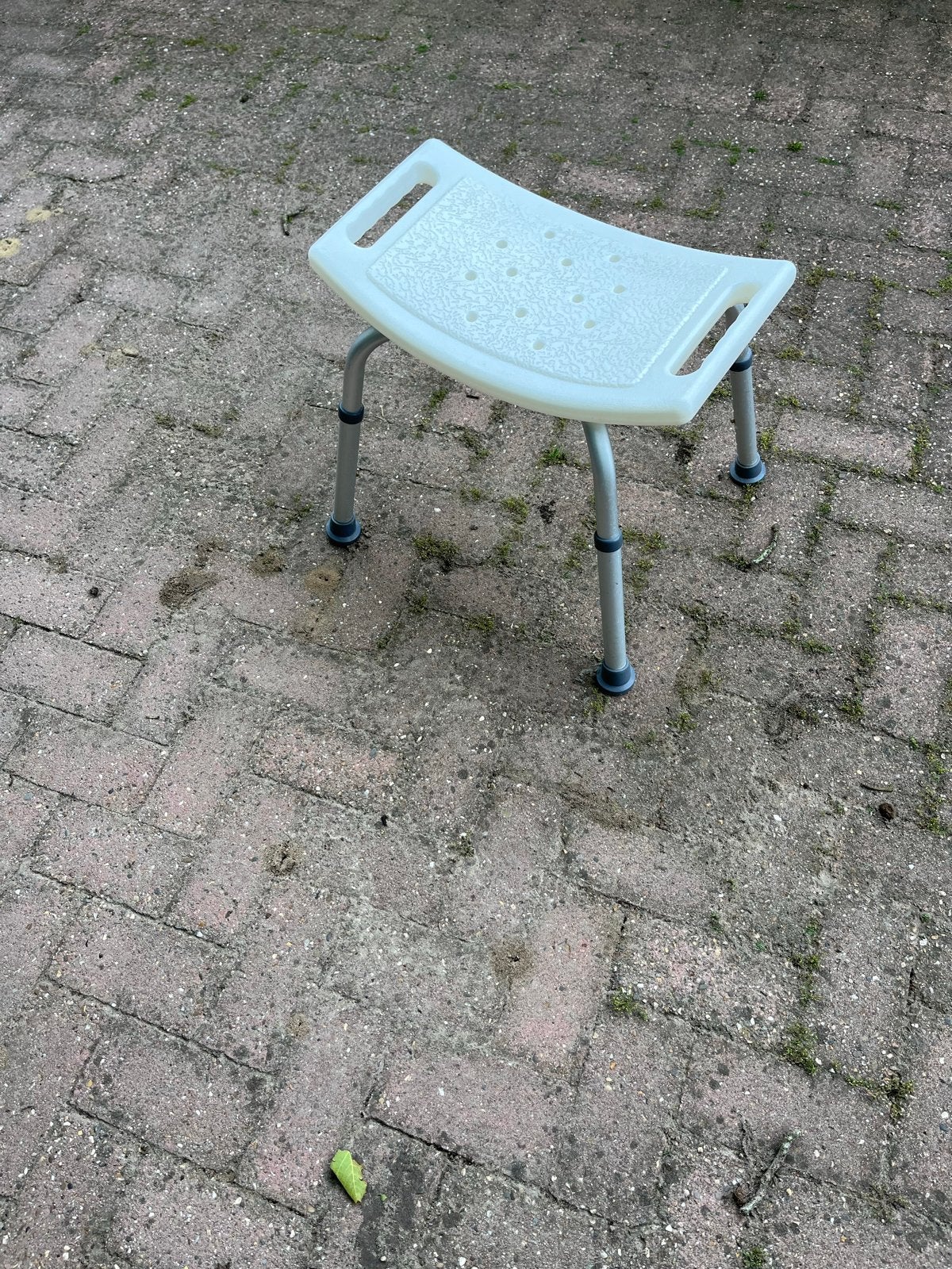 Krukje voor in douche. In hoogte verstelbaar, Diversen, Verpleegmiddelen, Ophalen of Verzenden