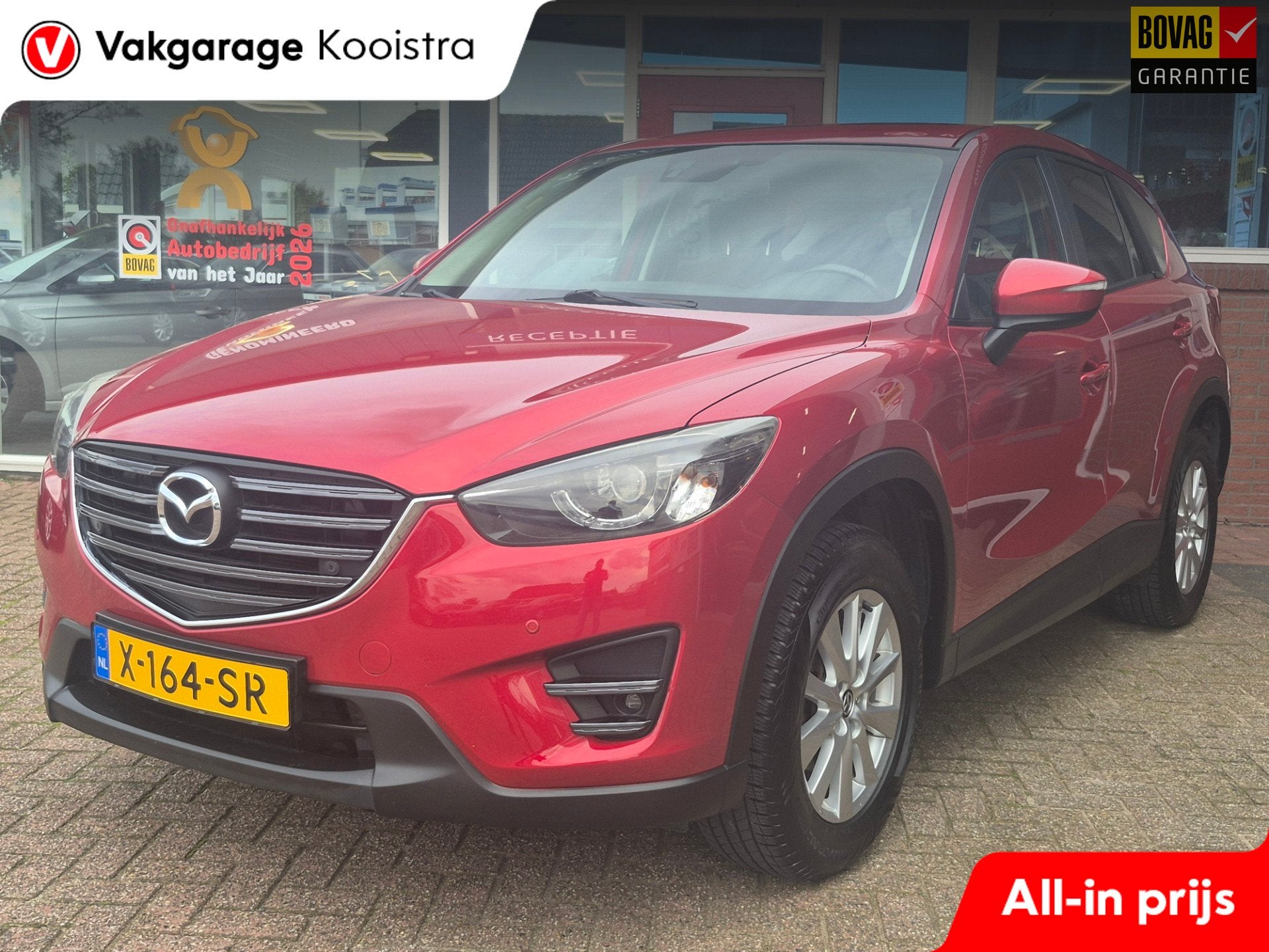 Mazda CX-5 2.0 SkyActiv-G 165|Navi|Trekhaak|Cruise, Auto's, 1998 cc, Stof, 4 cilinders, Bedrijf