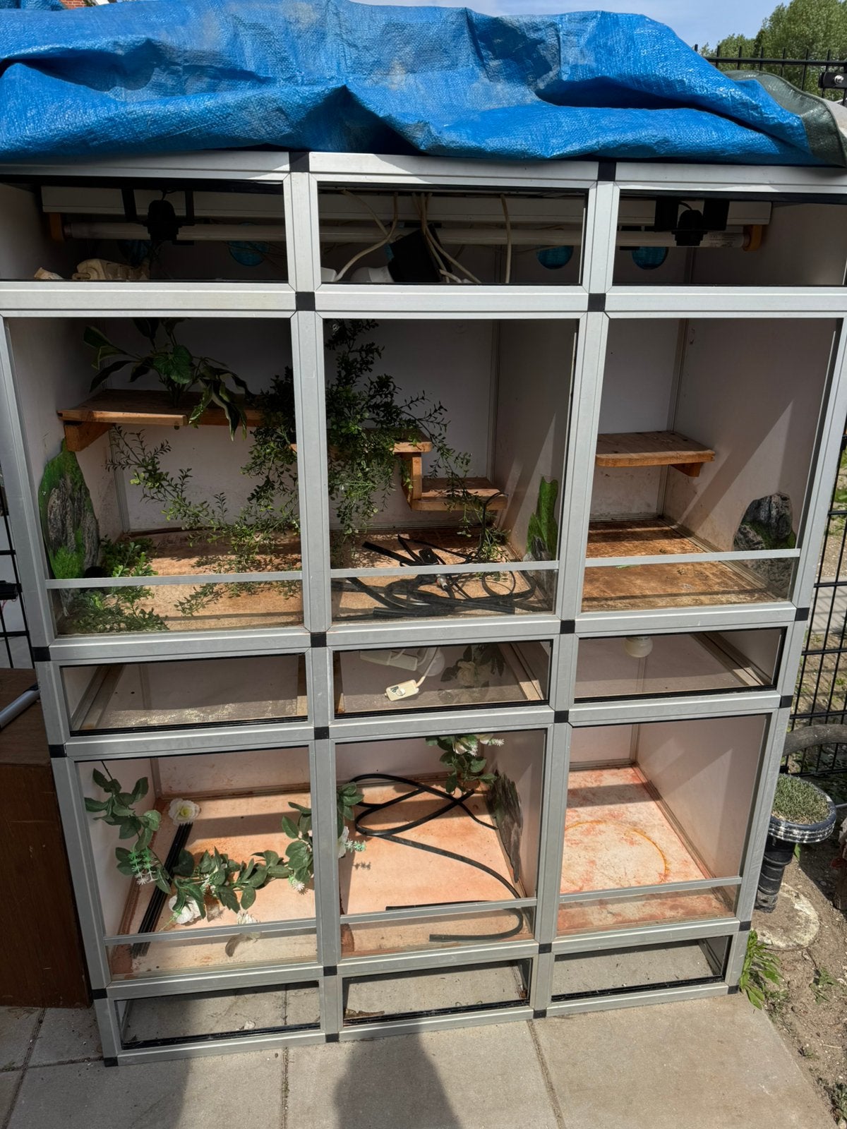 Terrarium/ alurack, Ophalen, Gebruikt, Terrarium of Paludarium