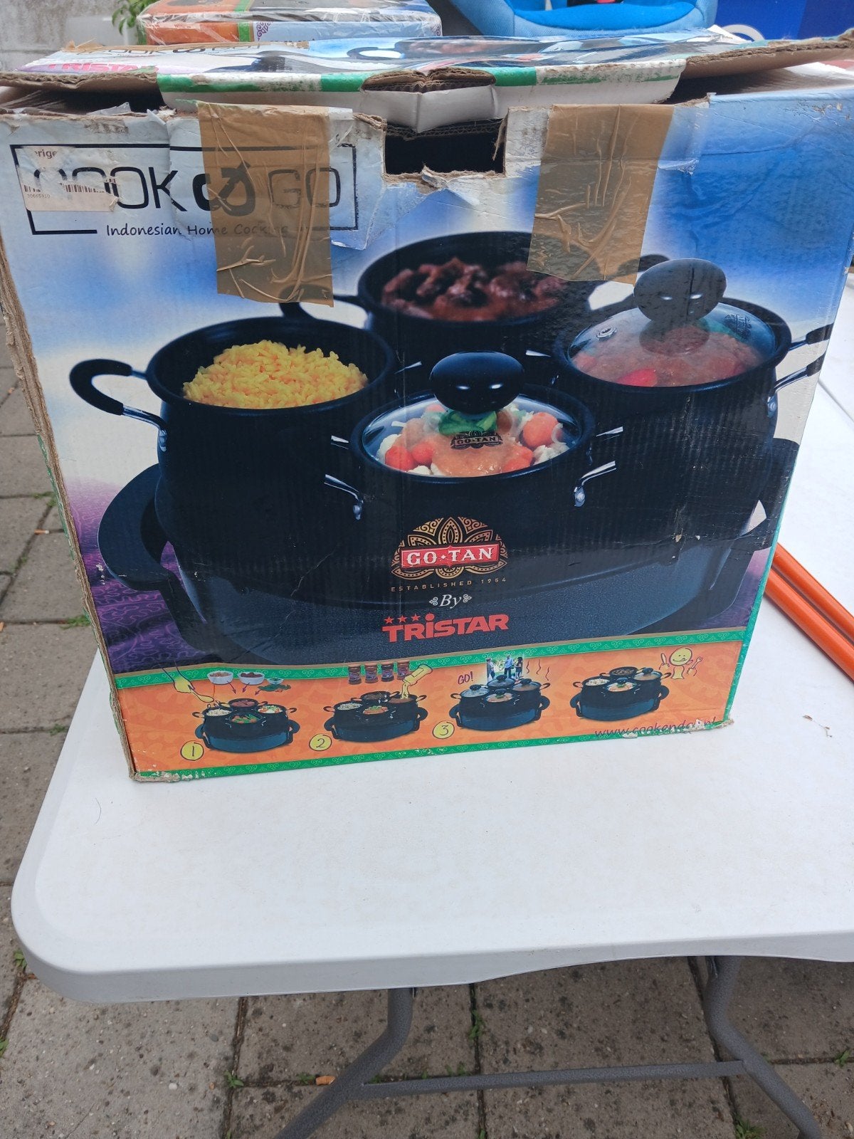 Cook & Go Tristar Indonesische Home Cooking Set, Huis en Inrichting, Keuken | Potten en Pannen, Ophalen, Overige materialen, Nieuw