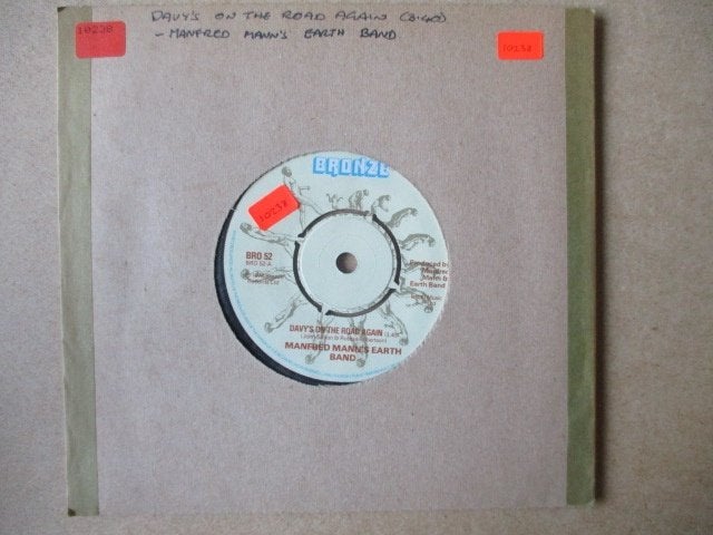 s3338 manfred manns earth band - davys in the road again, Ophalen, Gebruikt, 7 inch, Overige genres