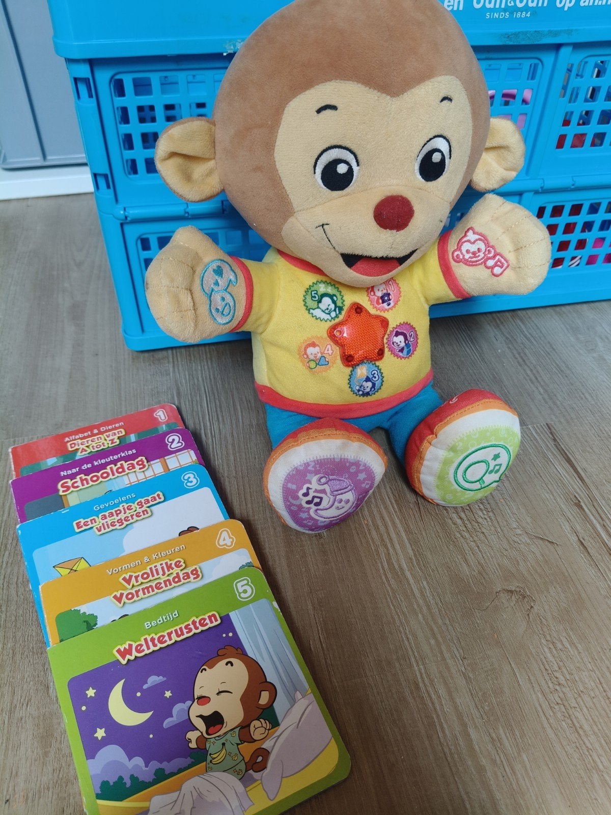 VTech Aapje met boekjes - Interactief speelgoed, Ophalen of Verzenden