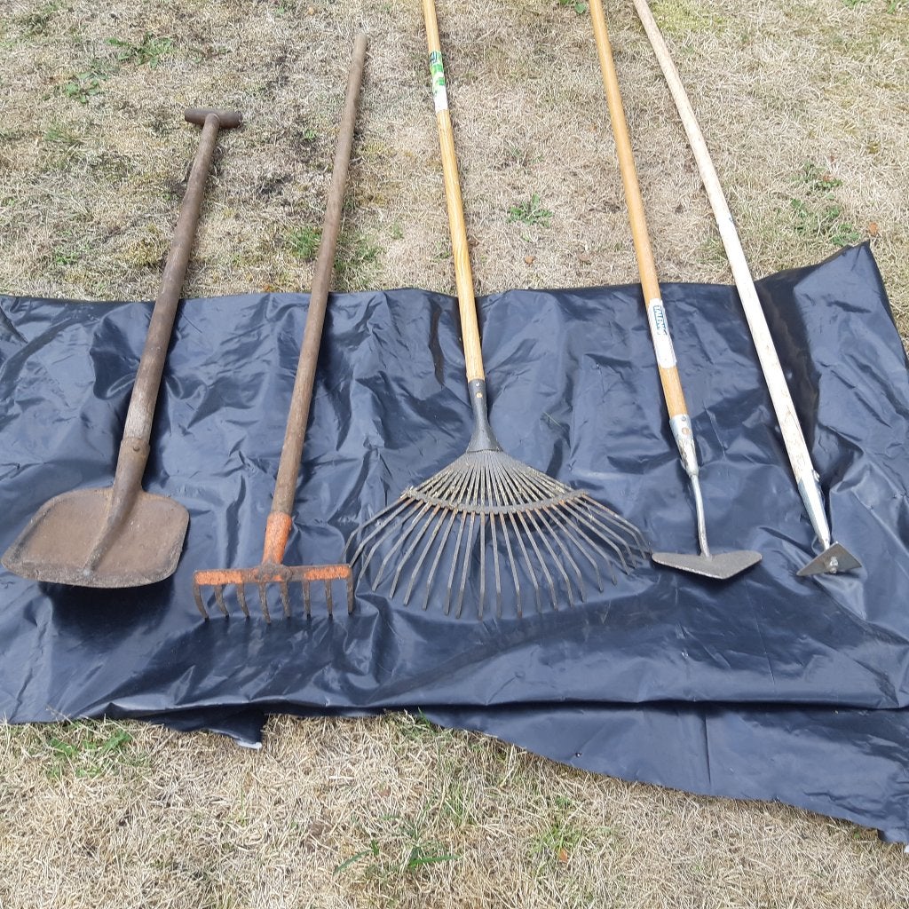 Divers tuingereedschap, Ophalen, Gebruikt