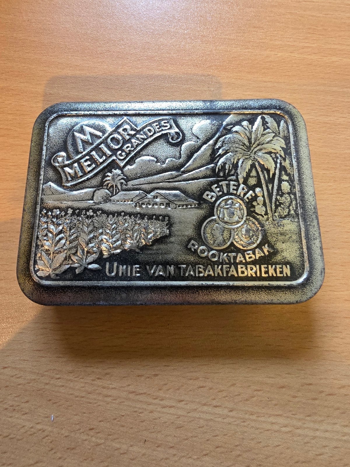 Vintage Melior Grandes Tabaksblik - Unie van Tabaksfabrieken, Ophalen of Verzenden