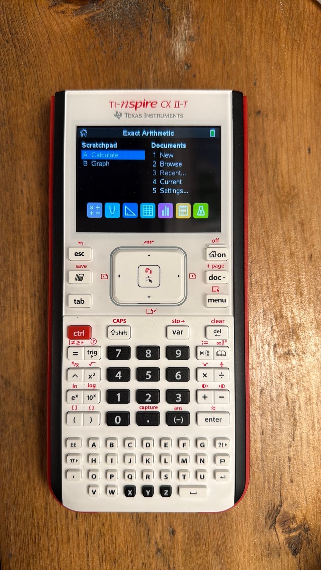 Ti-nspire CX II-T Graphing Calculator Grafische Rekenmachine, Ophalen, Grafische rekenmachine, Zo goed als nieuw