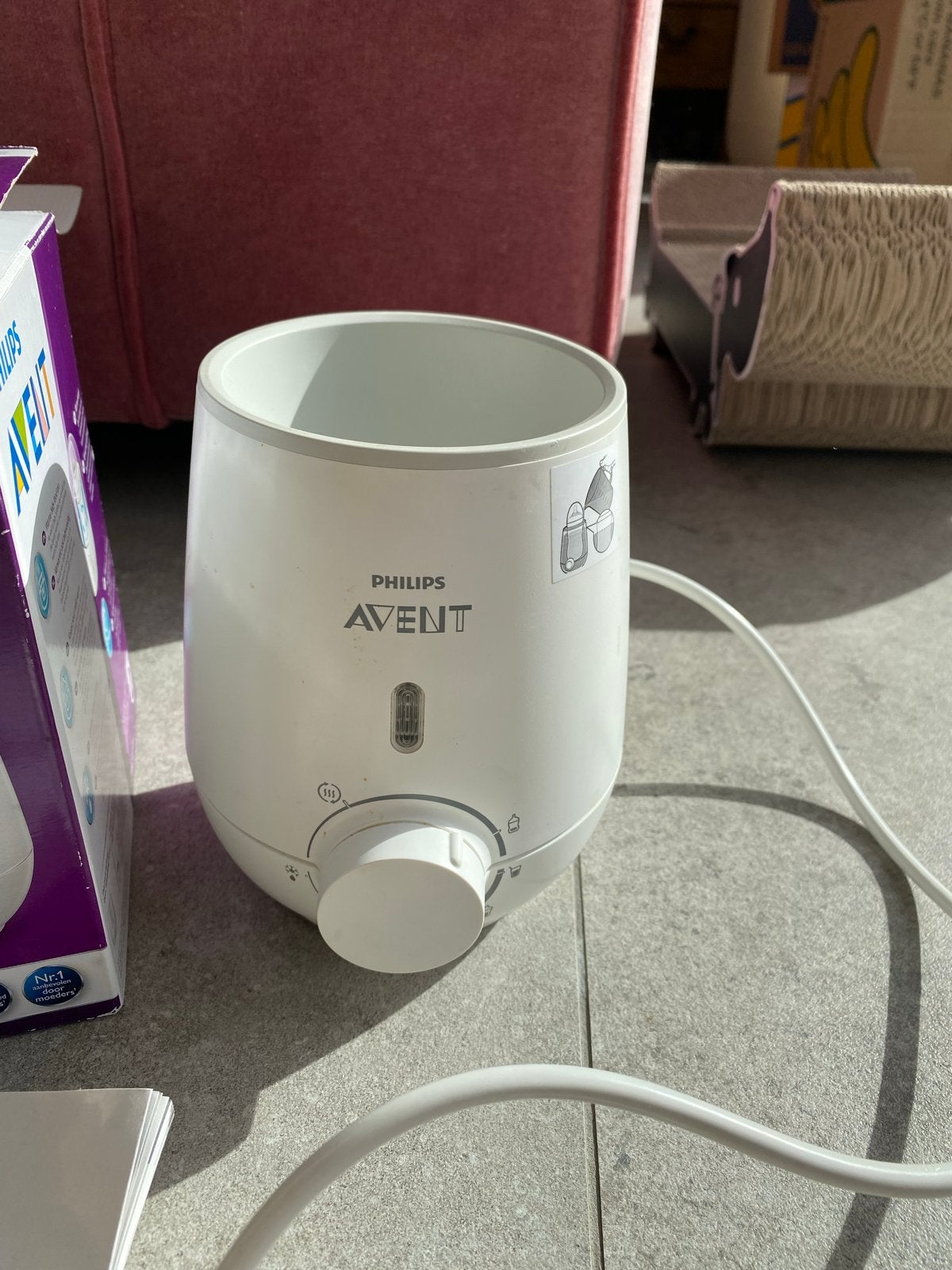 Philips Avent Flessen- en potjesverwarmer SCF355, Ophalen of Verzenden, Gebruikt, Flessen- of potjesverwarmer, Philips Avent
