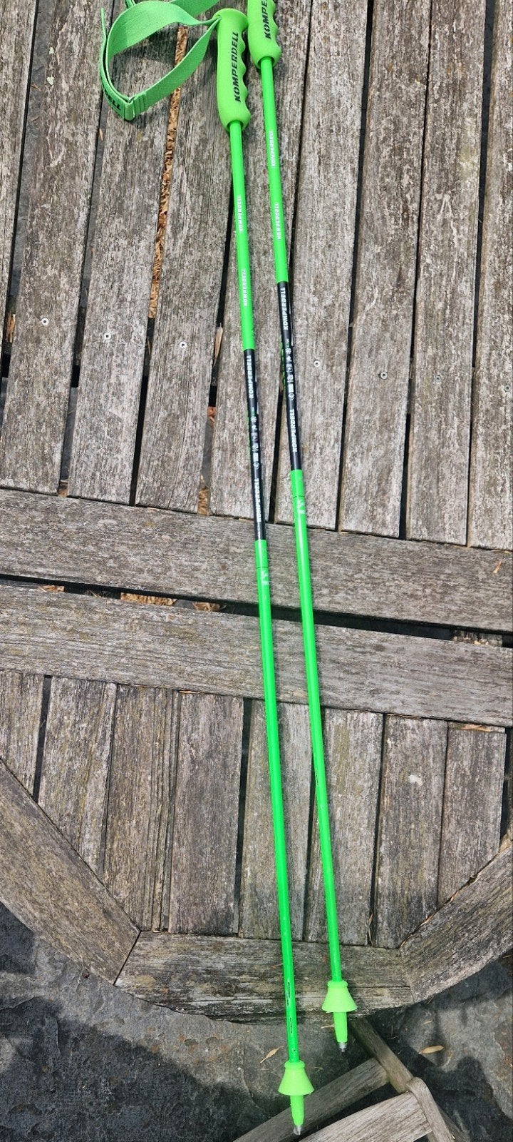 Komperdell GS stokken 125cm, Overige merken, Stokken, 100 tot 140 cm, Ophalen of Verzenden