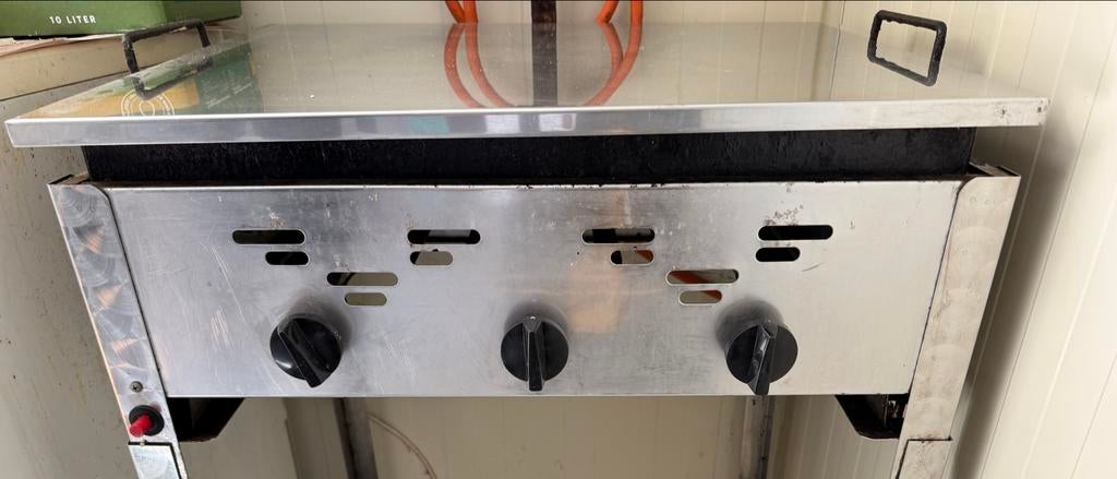 Professionele RVS Gasbarbecue Bakplaat, Ophalen, Gebruikt