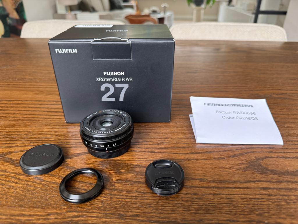 Fujifilm XF 27mm f/2.8 R WR fuji pancake lens, Audio, Tv en Foto, Fotografie | Lenzen en Objectieven, Ophalen of Verzenden, Zo goed als nieuw