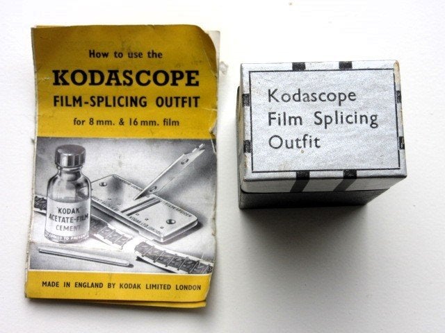 Oude Kodascope Film-splicing - film splicer Kodak, Verzamelen, Fotografica en Filmapparatuur, Ophalen of Verzenden, 1960 tot 1980