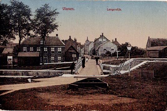 Vianen, Langendijk  uitg. Brinio nr. 796/4, Verzenden, Voor 1920, Ongelopen, Zuid-Holland