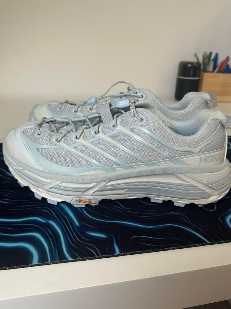 Hoka One One Mafate Three2 Sneakers Blauw Grijs., Ophalen, Blauw, Nieuw, Sneakers of Gympen