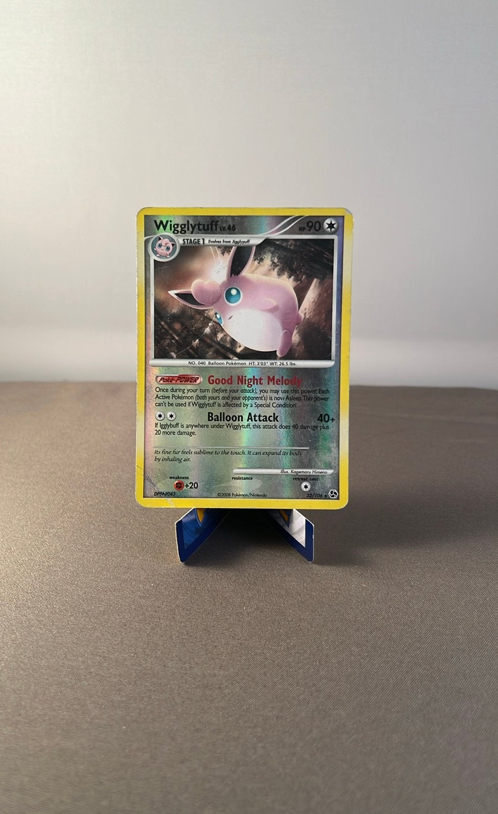 Wigglytuff Lv.46 (GE 32) Great Encounters (reverse holo), Ophalen of Verzenden, Zo goed als nieuw, Losse kaart