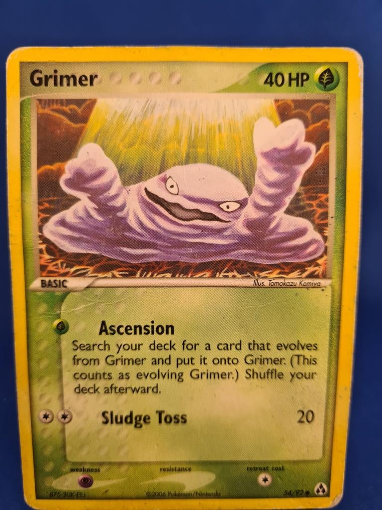 Grimer 54/92 - Legend Maker, Hobby en Vrije tijd, Verzamelkaartspellen | Pokémon, Gebruikt, Verzenden