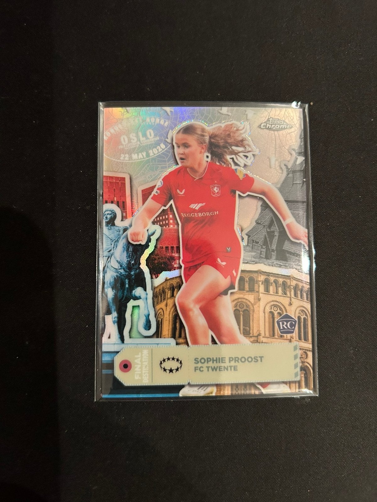Sophie Proost rookie insert, Ophalen of Verzenden, Zo goed als nieuw, F.C. Twente, Spelerskaart