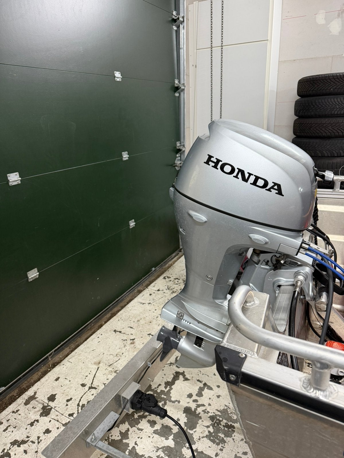 Honda 8pk korstaart, electrische start met afstands bed., Ophalen, Zo goed als nieuw, Benzine, 5 tot 10 pk