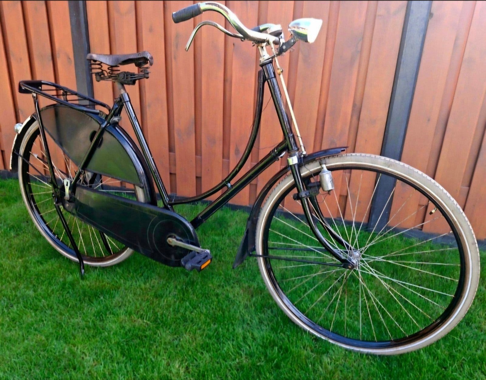 vooroorlogse Gazelle fiets met bandrem, Ophalen