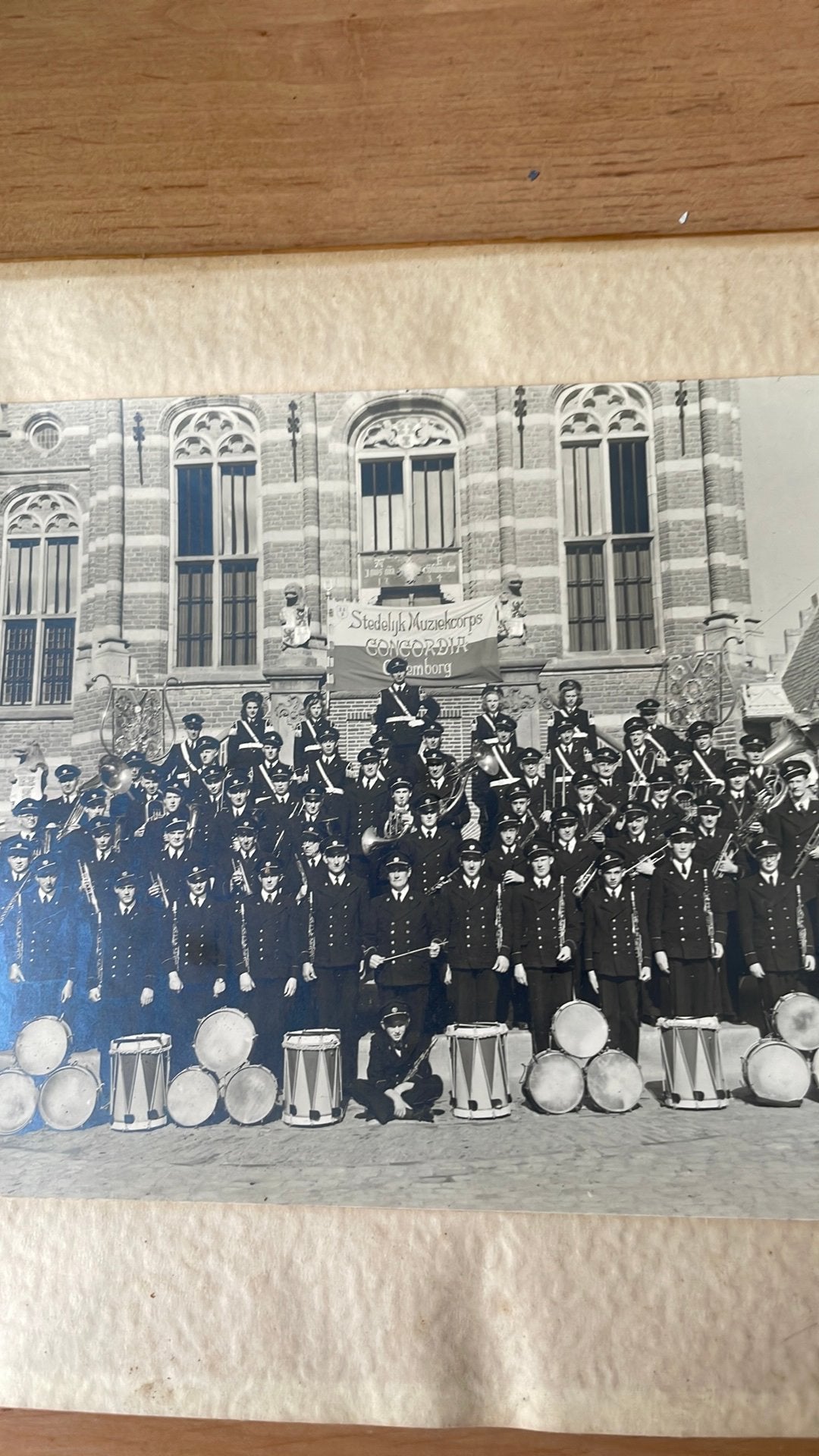 Oude Foto Muziekkorps Concordia Culemborg, Ophalen of Verzenden