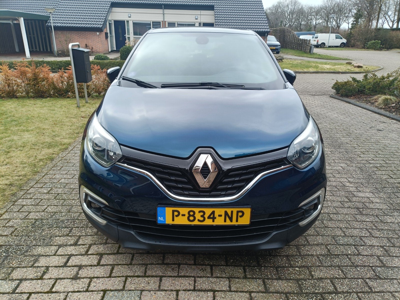 Renault Captur Energy TCe 90PK S&S 2019 Blauw, Auto's, Renault, 898 cc, Stof, Zwart, Blauw