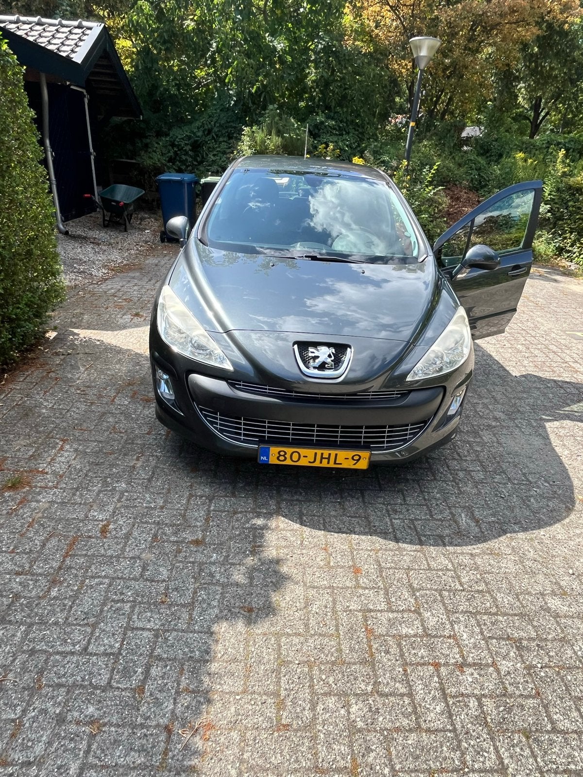 Peugeot 308 1.6 VTI 16V 5-DRS 2009 Grijs, Auto's, Voorwielaandrijving, 15 km/l, 680 kg, 4 cilinders