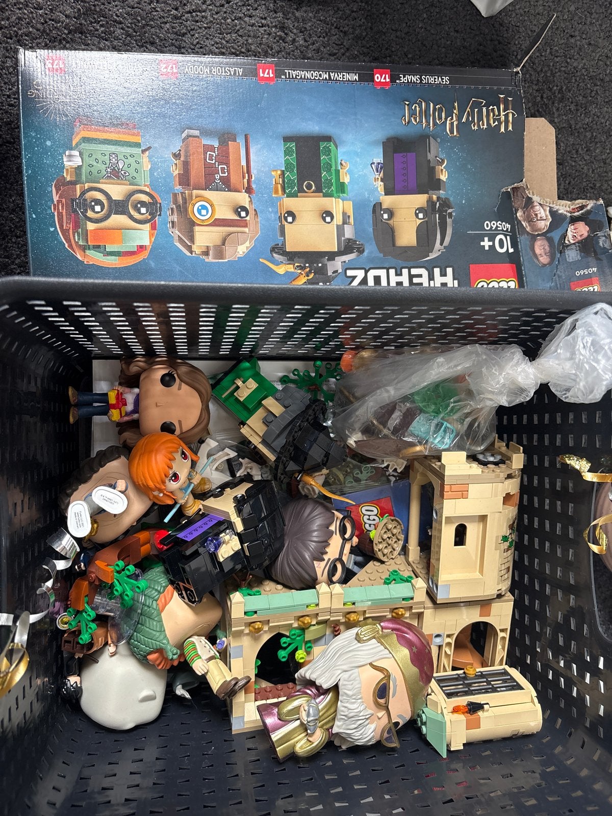 Lego Brickheadz 40560 en kasteel 76401 & Funko Pop, Ophalen of Verzenden, Gebruikt, Overige merken