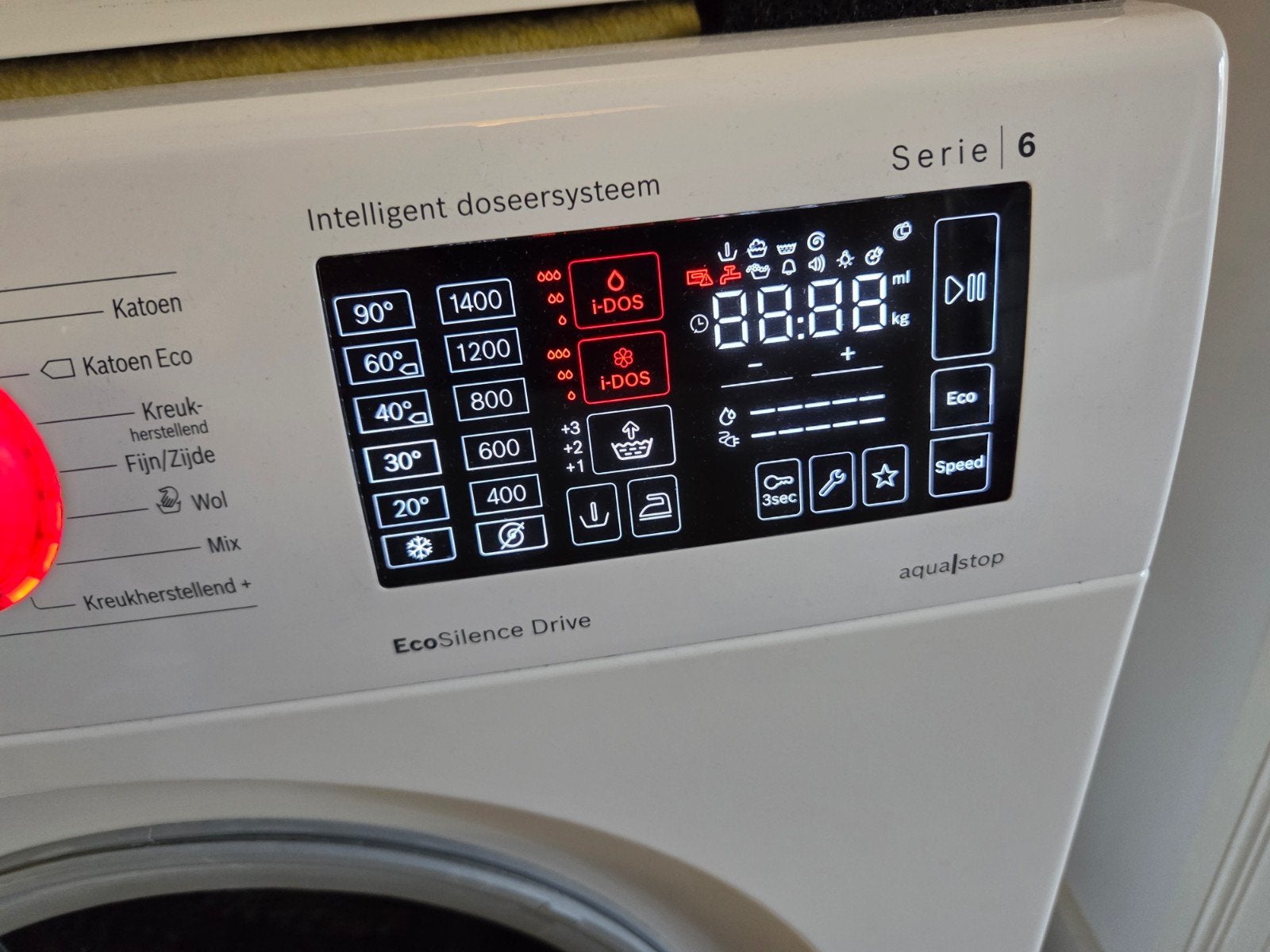 Bosch Serie Wasmachine WAT28640NL met i-DOS en droger, Witgoed en Apparatuur, Ophalen, Gebruikt, 1200 tot 1600 toeren, 85 tot 90 cm
