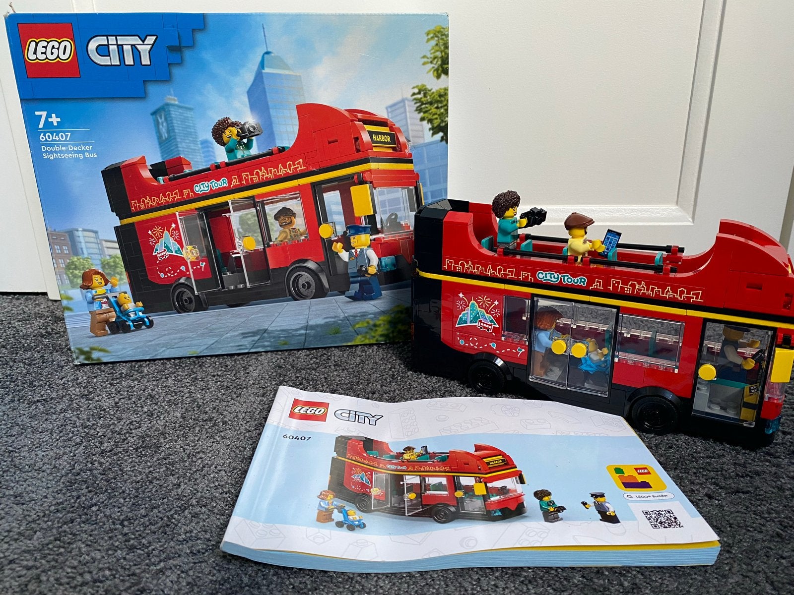 LEGO City 60407 Dubbeldekker Sightseeing Bus, City, Lego, Ophalen of Verzenden, Zo goed als nieuw