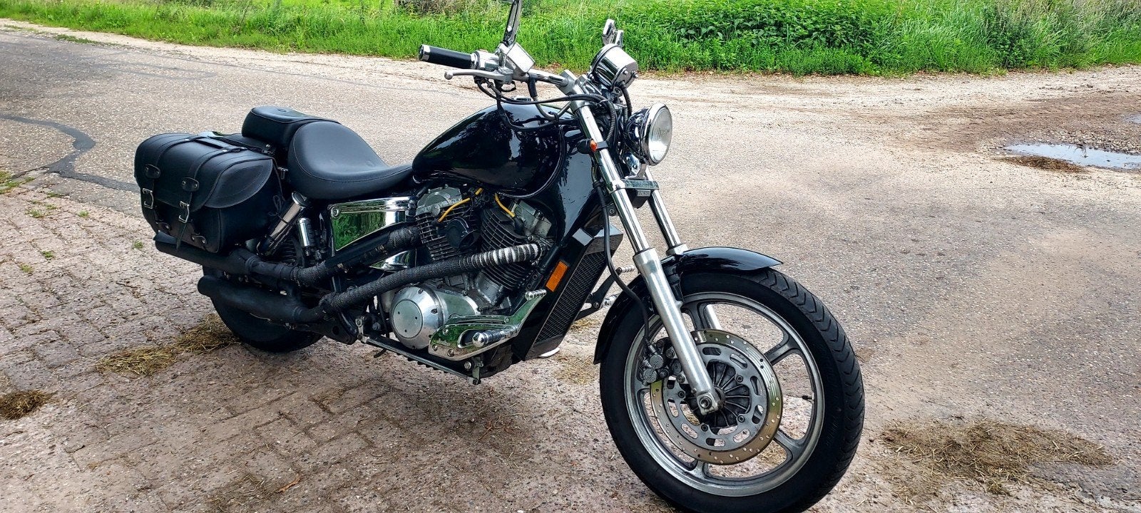 Honda Shadow 1987 - Goed onderhouden met nieuwe banden, Motoren, Motoren | Honda, 2 cilinders, Chopper, Gebruikt, Particulier