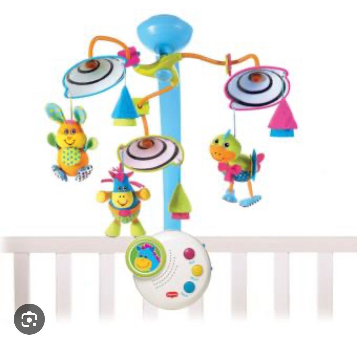 Boxmobiel Tinylove, Kinderen en Baby's, Speelgoed | Babyspeelgoed, Ophalen, Zo goed als nieuw, Mobiel