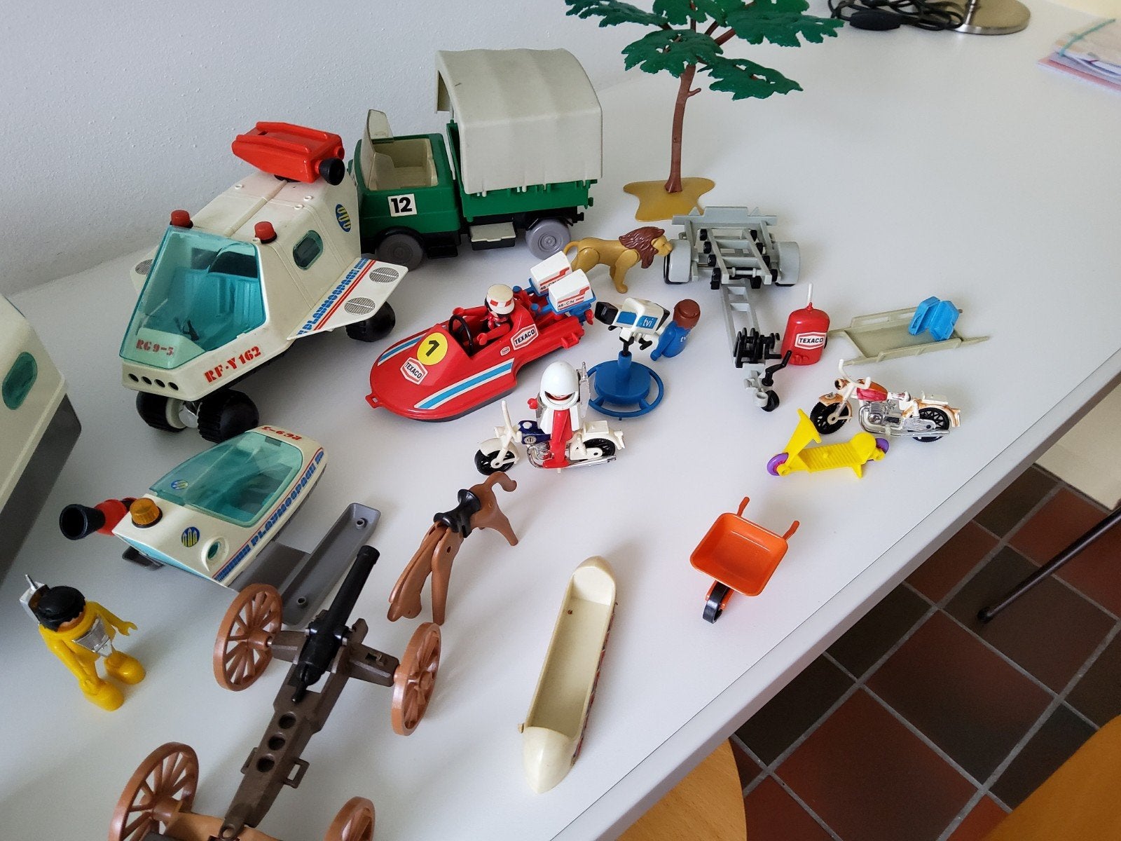 Grote bak met Playmobiel, Ophalen, Gebruikt