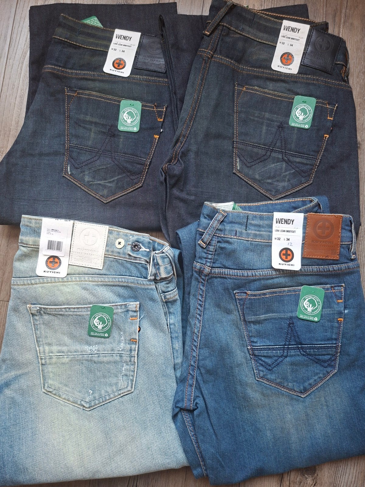 4x KUYICHI jeans W32 L34, Blauw, KUYICHI, Nieuw, Ophalen of Verzenden