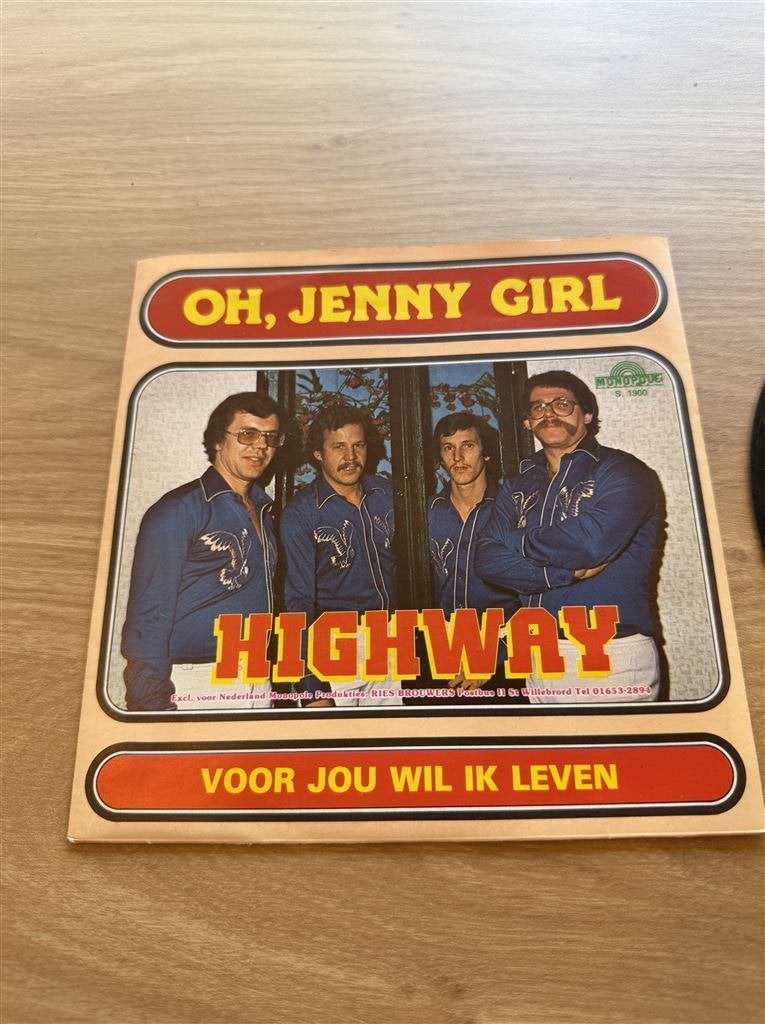 Highway - Oh jenny girl, Ophalen of Verzenden, Zo goed als nieuw, Nederlandstalig