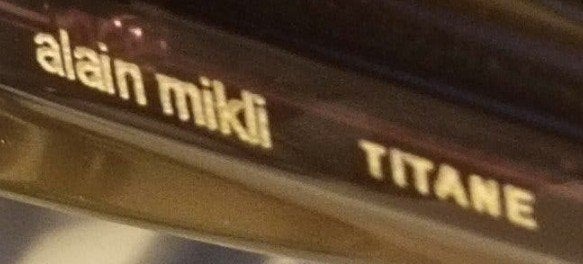 Alain Mikli Titanium Brilmontuur - Handgemaakt in Frankrijk, Gebruikt, Overige kleuren, Bril, Ophalen