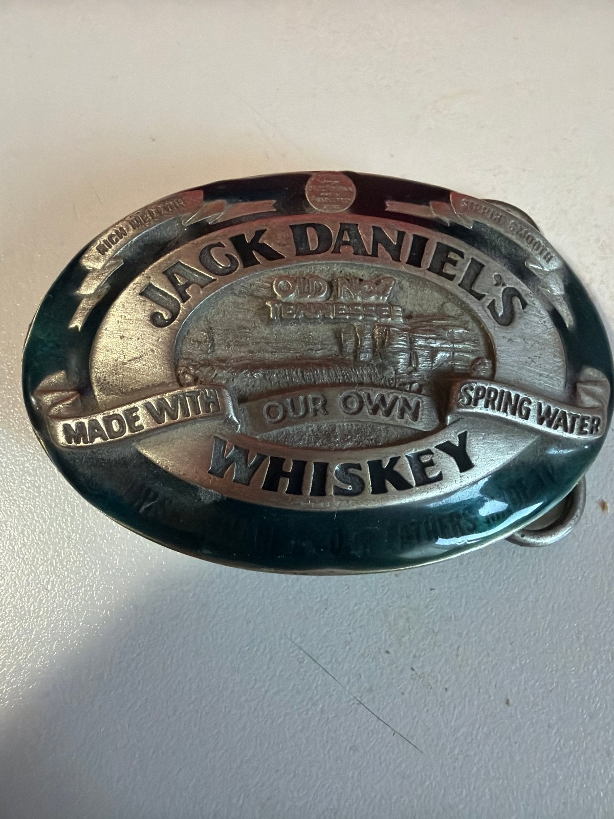 Jack Daniel's Whiskey Riemgesp - Vintage 1989, Ophalen of Verzenden, Gebruikt, Gebruiksvoorwerp