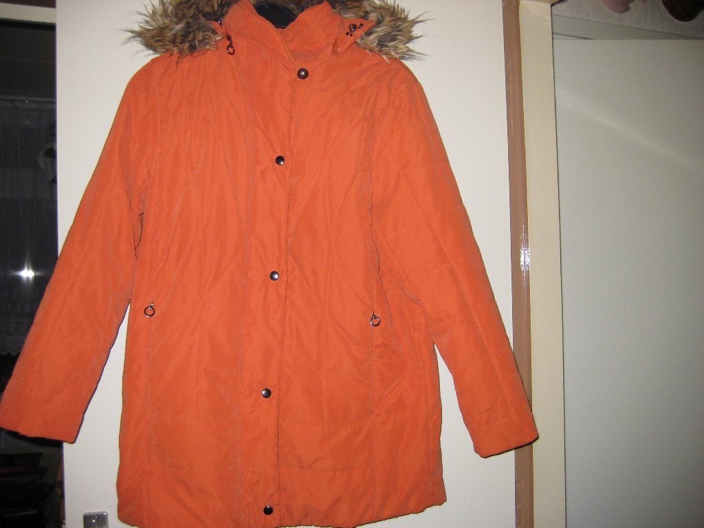 Oranje jas, 40, Infinity, Kleding | Dames, Jassen | Winter, Ophalen of Verzenden, Zo goed als nieuw, Maat 38/40 (M), Oranje