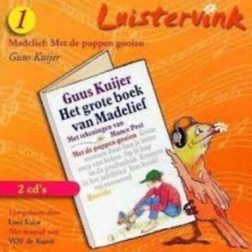 dubbel CD Luistervink 1 : Madelief , met de Poppen gooien., Gebruikt, Inclusief doosje, 6 tot 9 jaar, Luisterboek