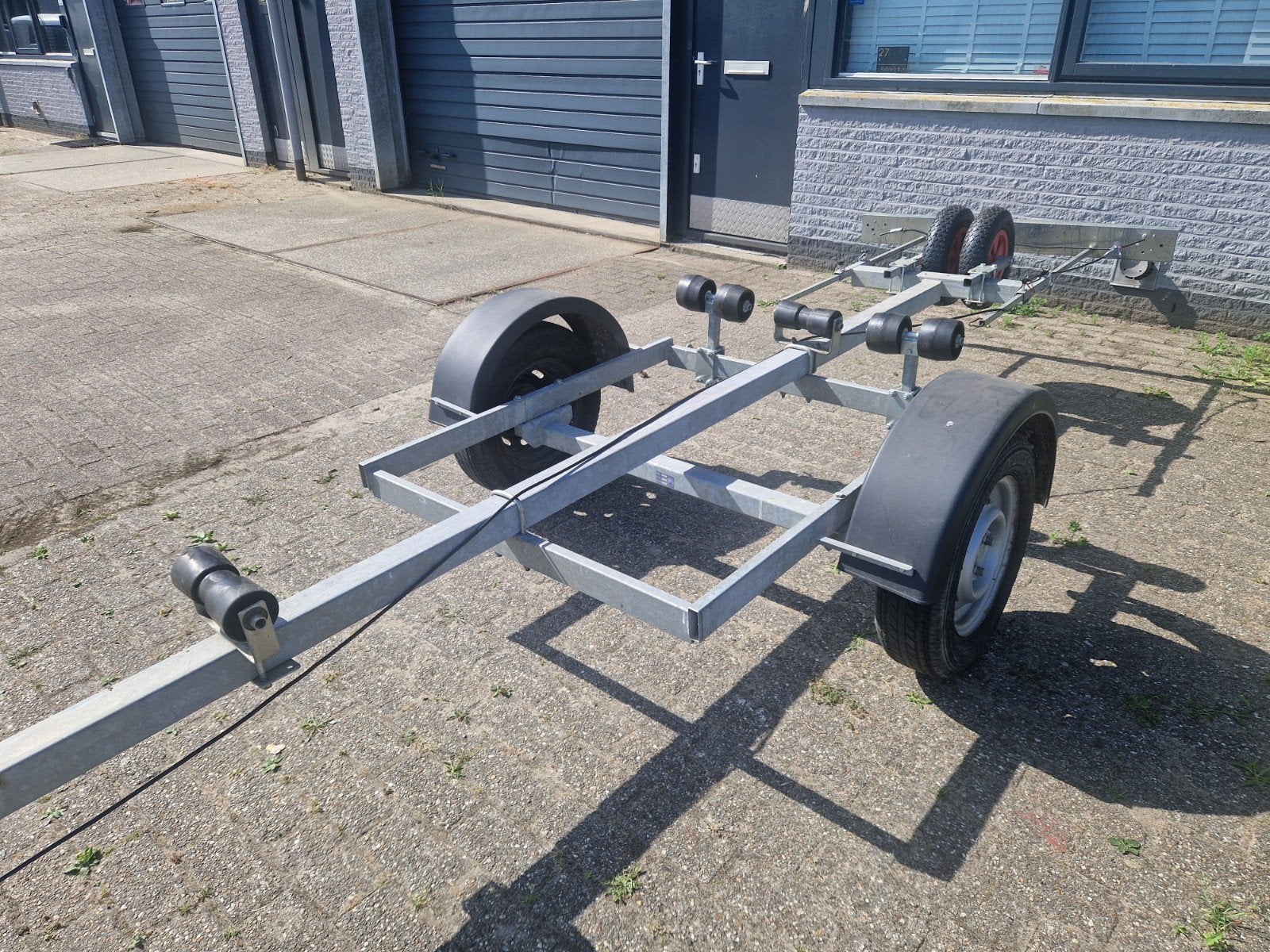 TTH trailer met een 750KG as direct beschikbaar  !!!, Watersport en Boten, Minder dan 1500 kg, Overige typen, Minder dan 6 meter