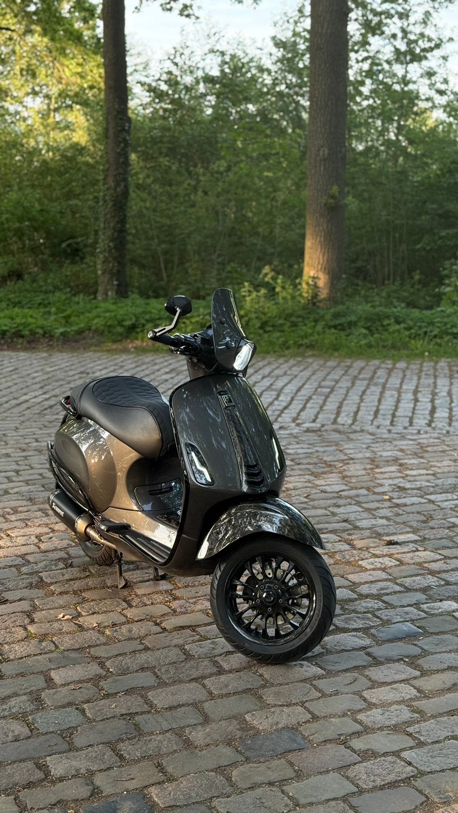 Vespa Sprint - Agaath Grijs - Gloednieuw - 45/65km/h, Ophalen, Zo goed als nieuw