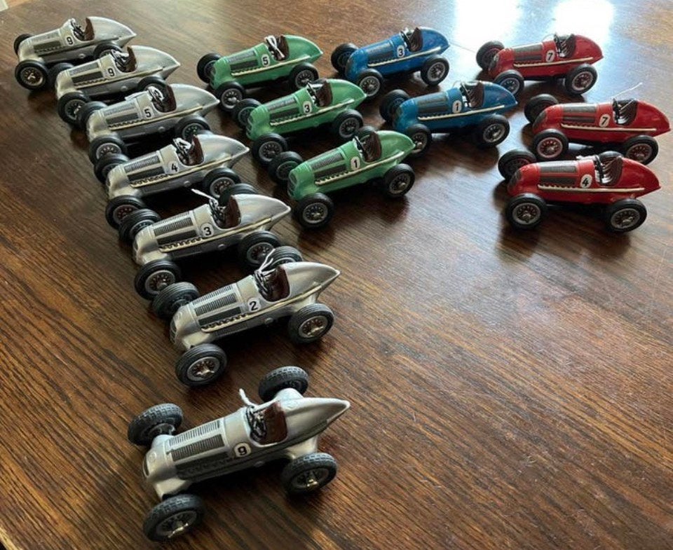 Schuco 1050 Mercedes Silberpfeil ALLMAAL te koop, Ophalen of Verzenden, Zo goed als nieuw