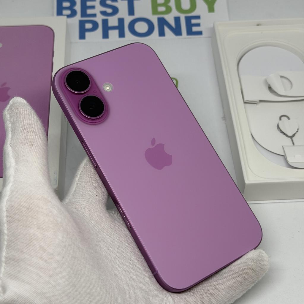iPhone 16 128GB roze /91% batt /krasvrij /garantie, 128 GB, Apple, Zonder abonnement, 91 %