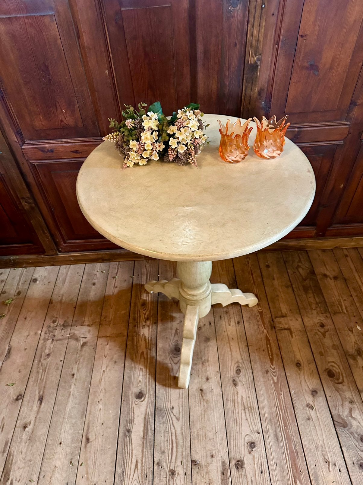 Antieke houten sidetable/bijzettafel landelijke uitstraling, Ophalen