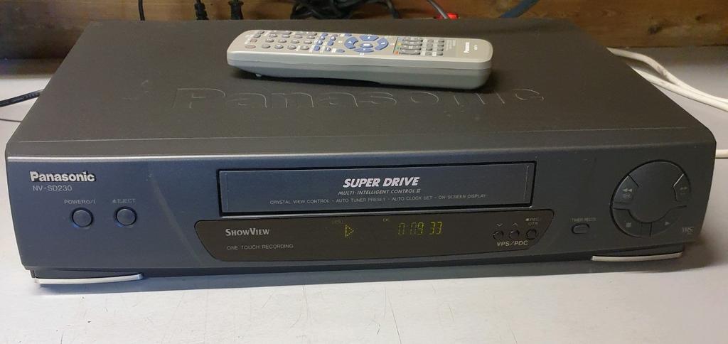 Panasonic videorecorder nv-sd230 + afstandsbediening, Audio, Tv en Foto, Videospelers, Ophalen of Verzenden