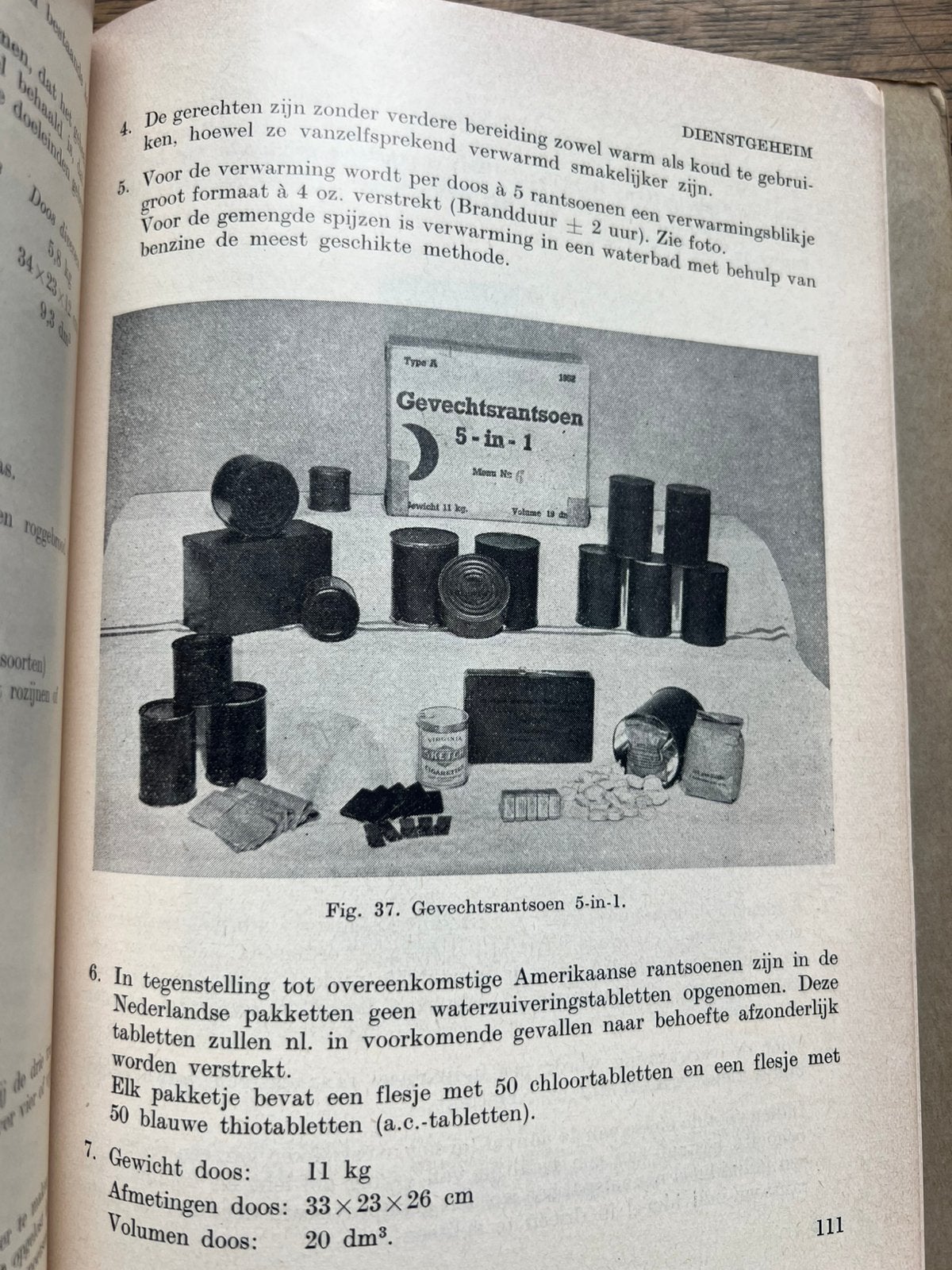 Nederlands voorschrift verpleging hospik rantsoen NDVN etc, Verzenden, Nederland, Embleem of Badge, Landmacht