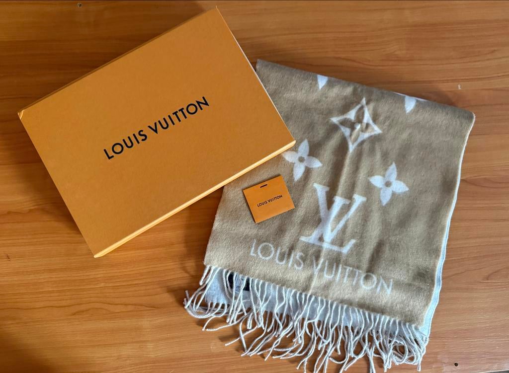 Louis Vuitton Reykjavik Sjaal Beige - nieuw, Maat 38/40 (M), Paris, Nieuw, Ophalen of Verzenden