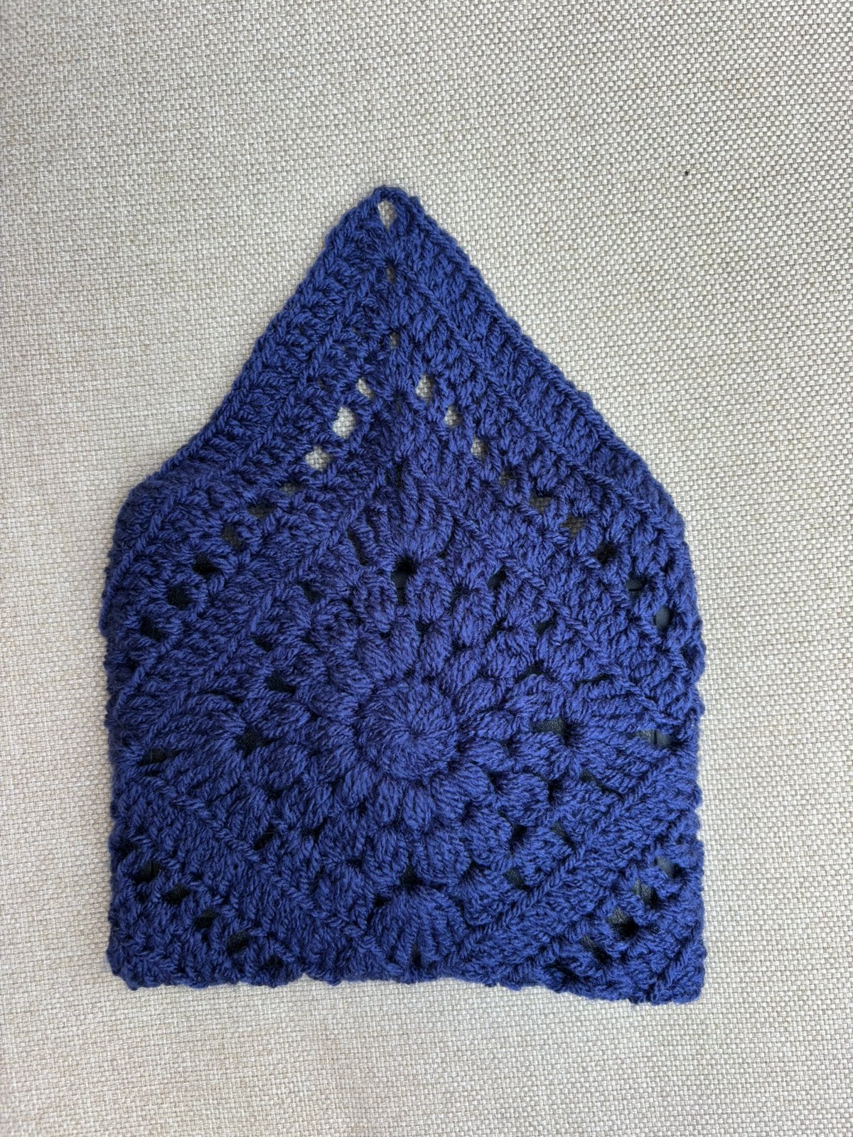 Gehaakte e-reader/kindle hoes - Donkerblauw, Ophalen of Verzenden, Nieuw