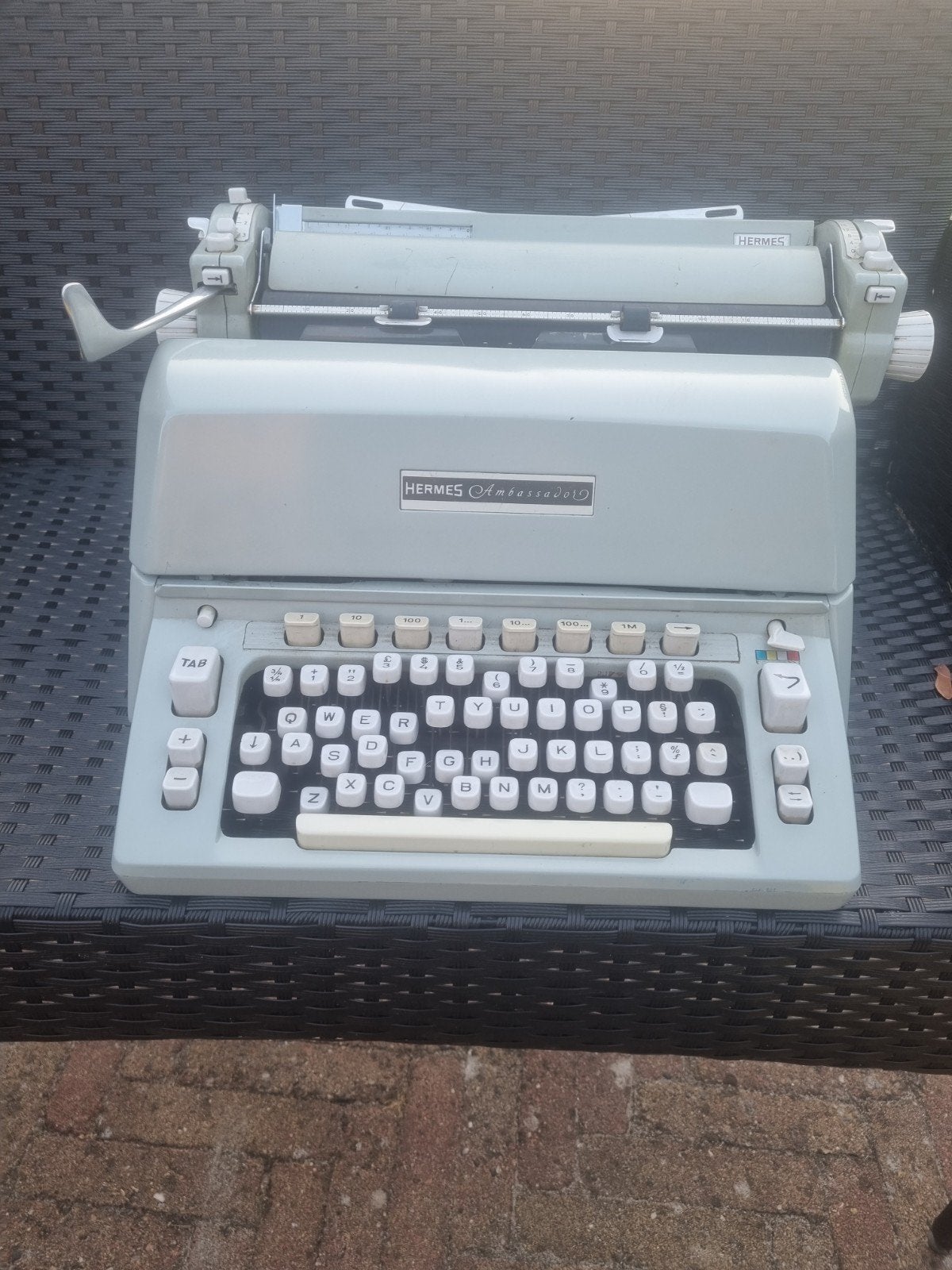 Typemachine te koop merk Hermes, Diversen, Ophalen, Gebruikt