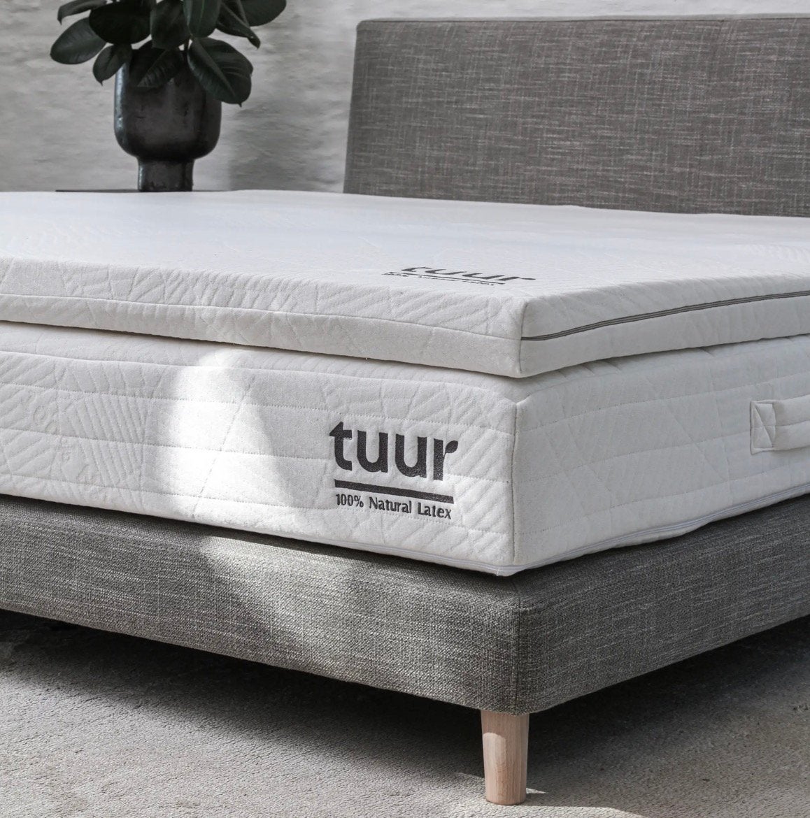 Tuur Original Topper 160x200 cm – 100% natuurlatex, Ophalen, Zo goed als nieuw, Tweepersoons, 160 cm