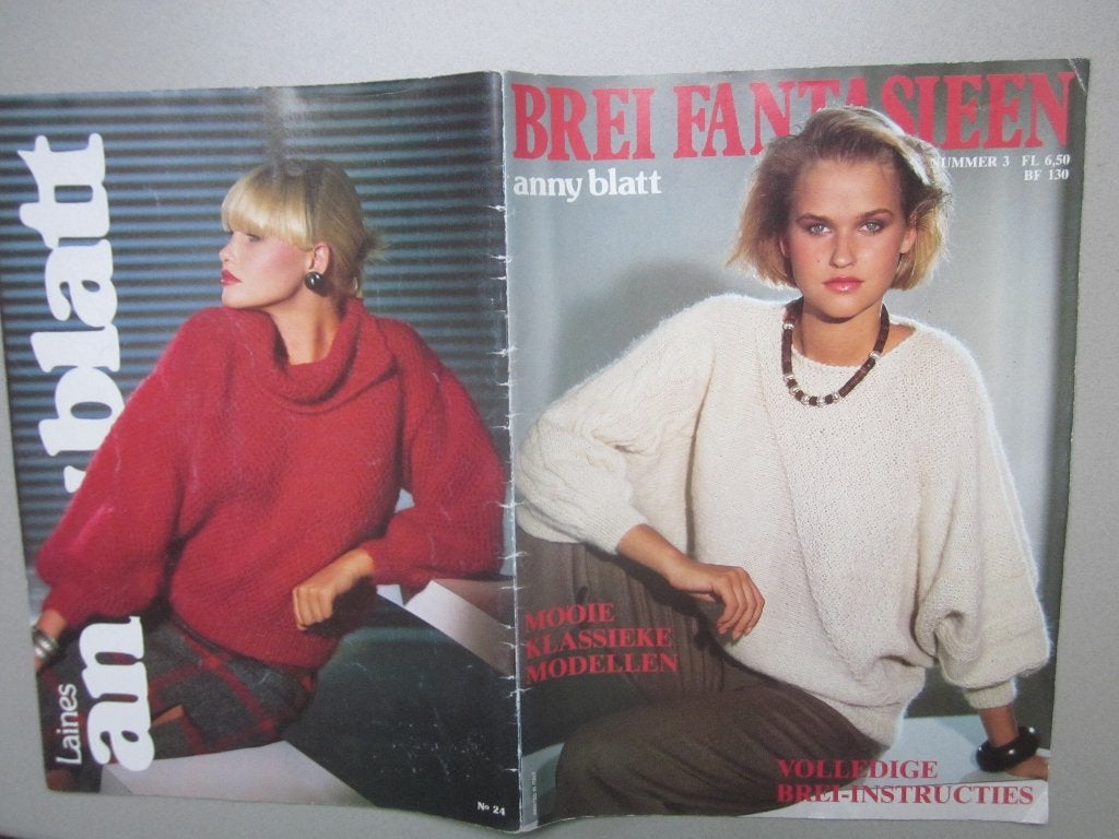 Anny Blatt Brei Fantasieën, mooie klassieke modellen, Ophalen of Verzenden, Zo goed als nieuw, Breien, Patroon of Boek