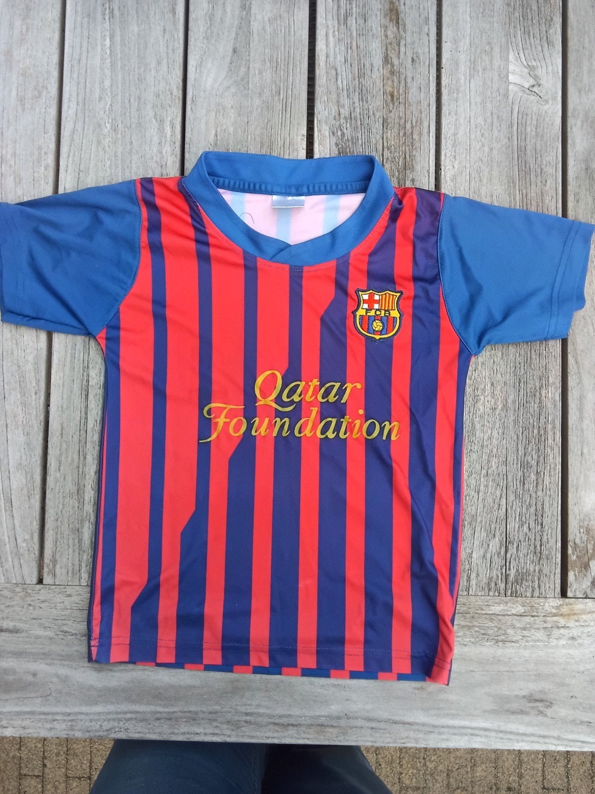FC Barcelona voetbalshirt voor kinderen, Ophalen of Verzenden, Gebruikt, FC Barcelona, Jongen of Meisje
