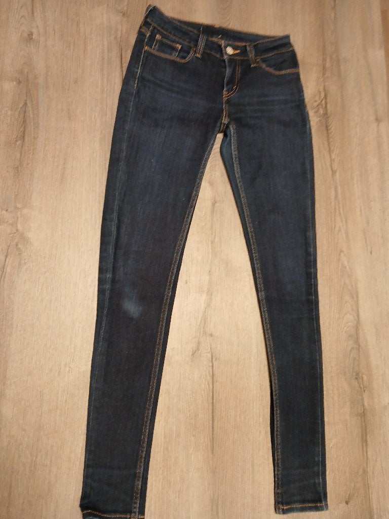 levi's 535, Blauw, Ophalen of Verzenden, W27 (confectie 34) of kleiner, Gedragen